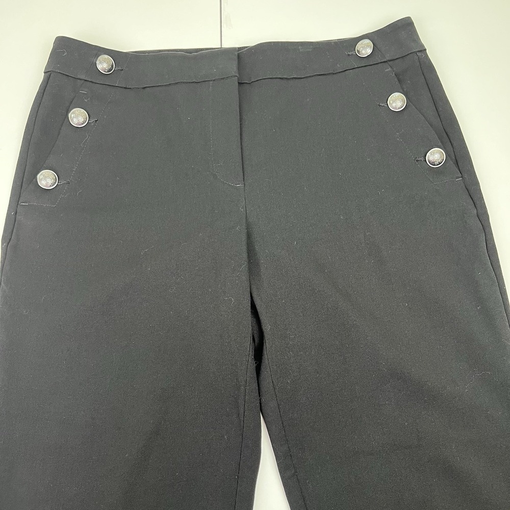 Loft Slim Sailor Pants in Bi-Stretch  Buttons Dress  Pants 8